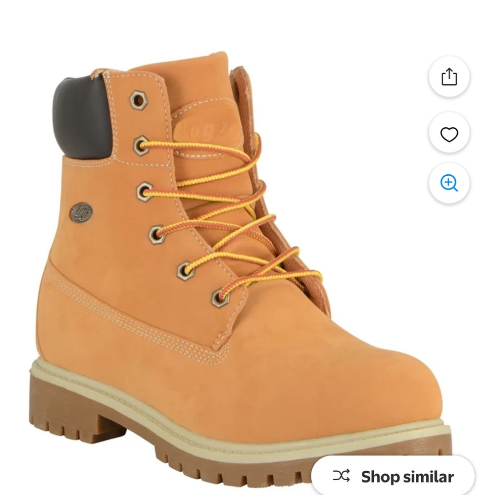 Men’s Lugz Tan Slip-Resistant Work Boots
